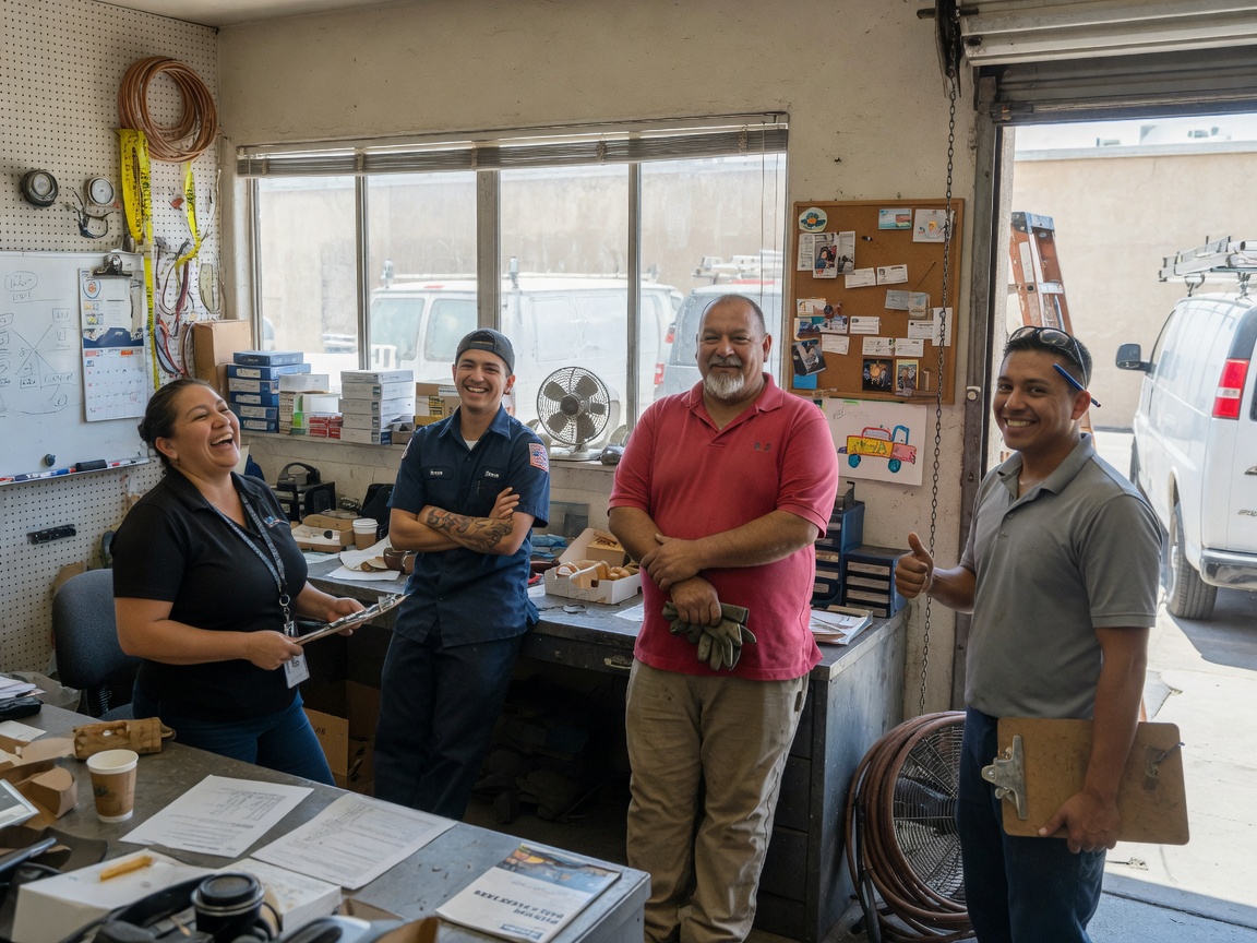 The Boulder City Heating & Air team at work in Boulder City